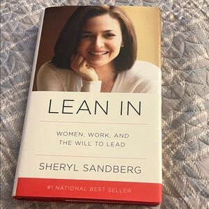 Lean In by Sheryl Sandberg Hardcover Book